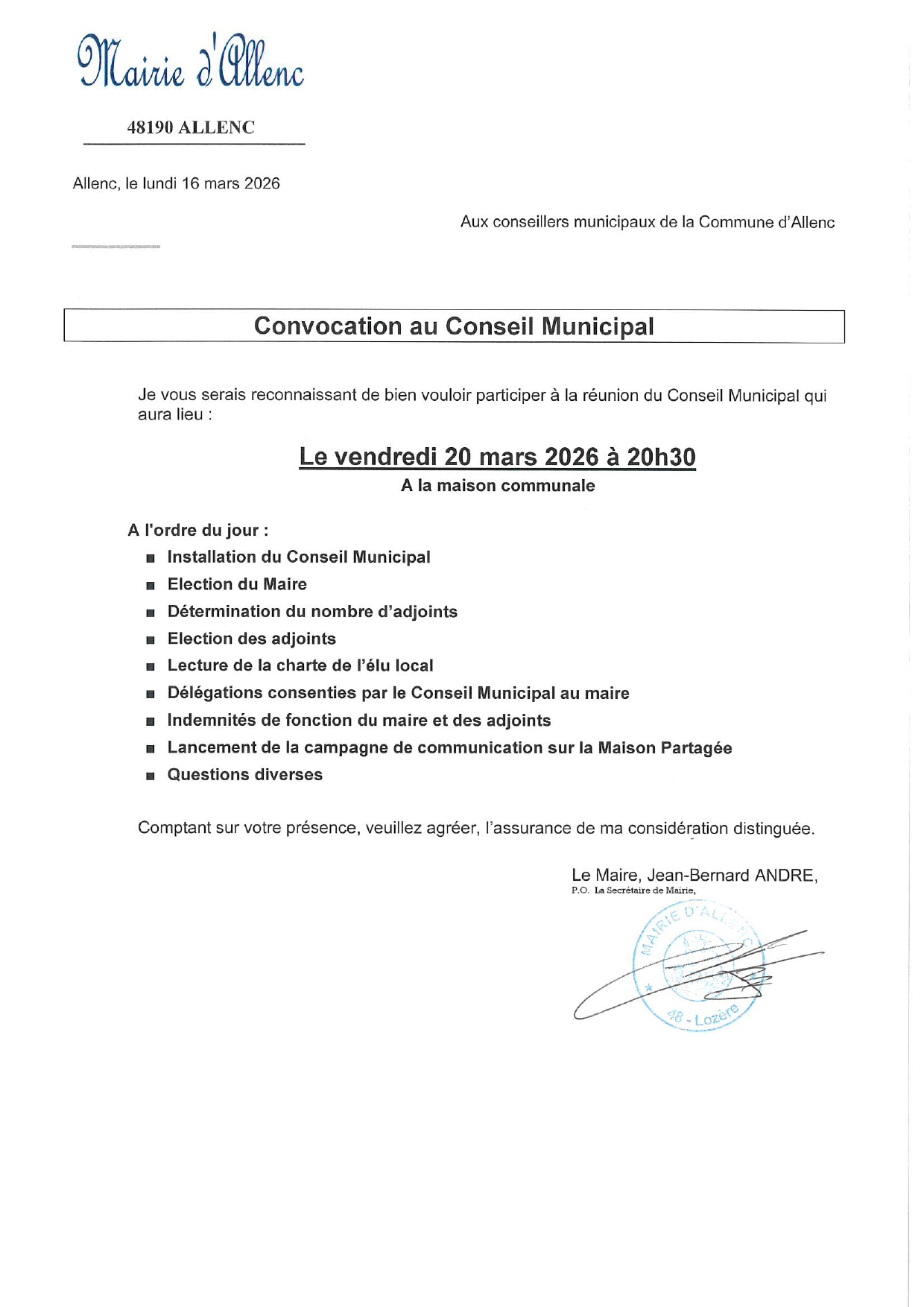 convocation CM 20251126 page 0001