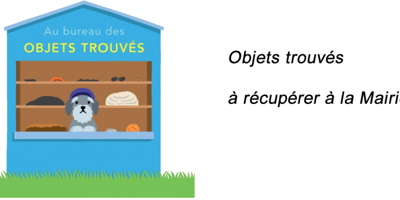 Objets perdus... retrouvés à la Mairie !
